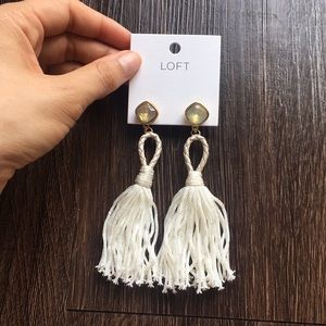 LOFT tassel earrings